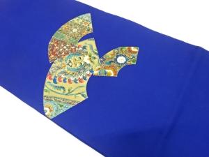 塩瀬　地紙に花唐草模様　名古屋帯